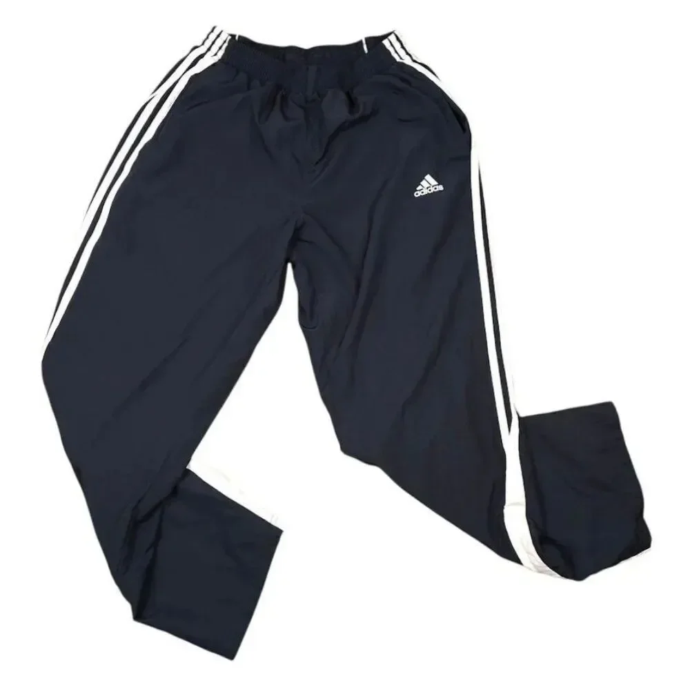 Adidas Track Pants Mens Size Medium Dark Blue Athletic Warm Up P59948 AZF001